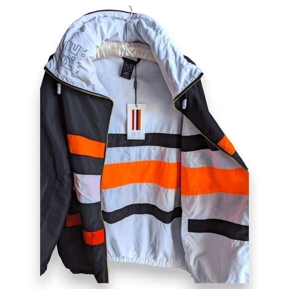 NWT PE Nation Legacy Recycled‎ reversible hooded Jacket size XS - Picture 5 of 13